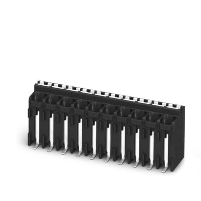 Phoenix Contact SPT Series PCB Terminal Block, 12-Contact, 3.5mm Pitch, Solder Mount, 1-Row, Push In Spring Termination [1824187]; 638-369
