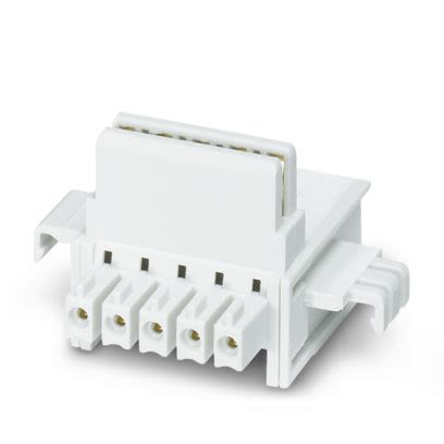 Phoenix Contact 22019 Series DIN Rail Bus Connectors for Use with Signal And Data Transmission, 8A [2201937]; 638-435