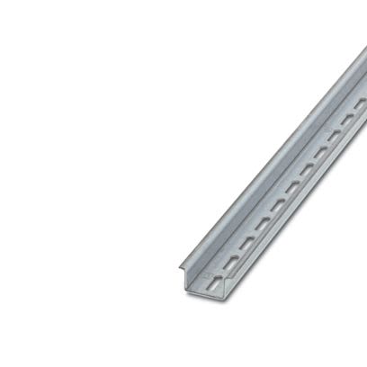 Phoenix Contact Steel Perforated DIN Rail, 2000mm x 35mm x 5mm [3240571]; 638-471