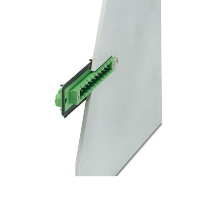 Phoenix Contact, 5.08mm Pitch, DFK, 16 Way, , Pluggable Terminal Block, Feed Through Header, Flange Mount, Plug In, [1899427]; 638-474