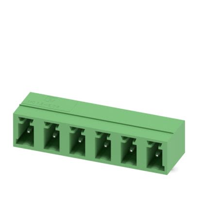 Phoenix Contact Solder PCB Header, 6 Contact(s), 5.08 mm Pitch, 1 Row(s), Shrouded [1836228]; 638-506