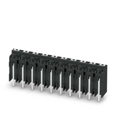 Phoenix Contact PCB Terminal Block, 2-Contact, 5.08mm Pitch, Wave Soldering, 1-Row, Push In Spring Termination [1823528]; 638-530