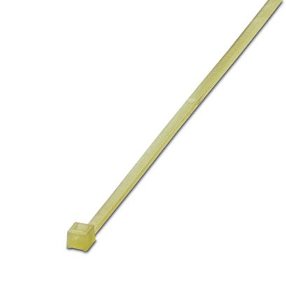 Phoenix Contact Cable Ties, Standard, 200mm x 3.6 mm, Clear Polyamide, Pk-100 [3240784]; 638-567