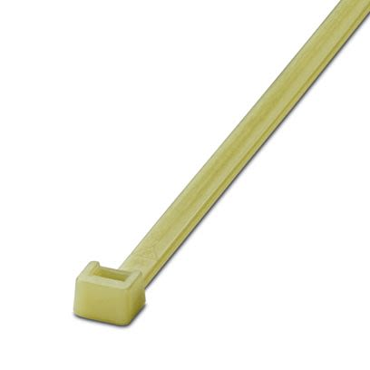 Phoenix Contact Cable Ties, Standard, 365mm x 7.8 mm, Clear Polyamide, Pk-100 [3240792]; 638-568