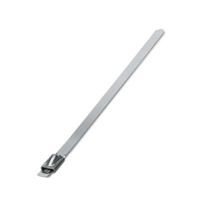 Phoenix Contact Cable Ties, Standard, 150mm x 4.6 mm, Silver Polyamide, Pk-100 [3240807]; 638-570