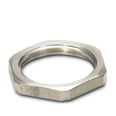 Phoenix Contact Silver Stainless Steel Cable Gland Locknut, M20mm Thread [1411249]; 638-588