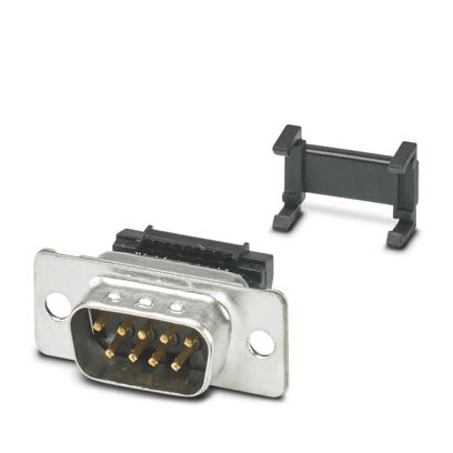 Phoenix Contact Male Plug In D-sub Connector Contact, Gold Plated Pin [1688816]; 638-594