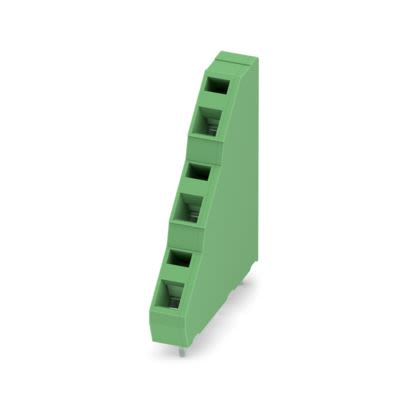 Phoenix Contact PCB Terminal Block, 3-Contact, 6.08mm Pitch, Wave Soldering, 1-Row, Push In Spring Termination [1704554]; 638-600