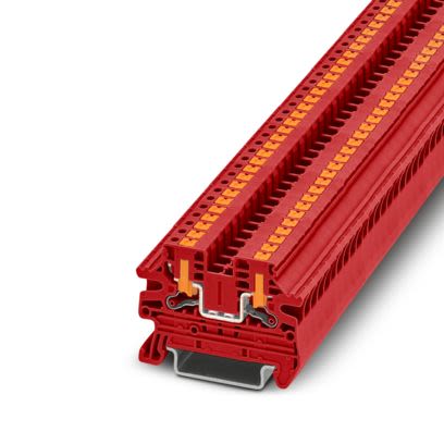 Phoenix Contact 1291478 Red, 2.5mm², 1-Level, Push In Termination [1291478]; 638-609