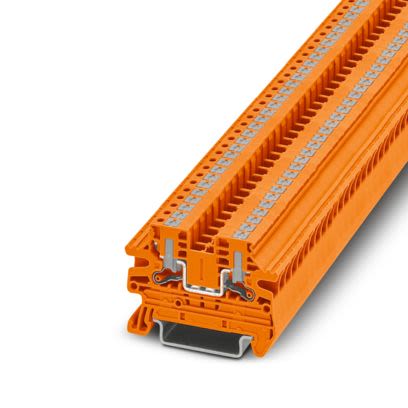 Phoenix Contact 1291488 Orange, 2.5mm², 1-Level, Push In Termination [1291488]; 638-610