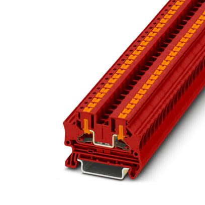 Phoenix Contact 1291847 Red, 4mm², 1-Level, Push In Termination [1291847]; 638-614
