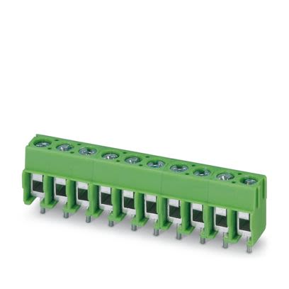 Phoenix Contact PCB Terminal Block, 2-Contact, 5mm Pitch, Wave Soldering, 1-Row, Plug In, Screw Termination [1989447]; 638-628