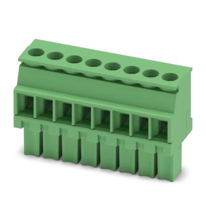 Phoenix Contact PCB Terminal Block, 8-Contact, 3.5mm Pitch, Push-In, 1-Row, Socket Termination [1862917]; 638-641