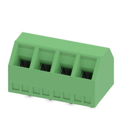 Phoenix Contact PCB Terminal Block, 4-Contact, 5mm Pitch, Wave Soldering, 1-Row, Plug In, Screw Termination [1869088]; 638-643