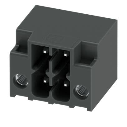 Phoenix Contact Wave Soldering Mount PCB Header, 4 Contact(s), 3.5 mm Pitch, 2 Row(s), Shrouded [1874014]; 638-647