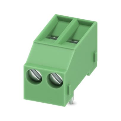 Phoenix Contact PCB Terminal Block, 2-Contact, 5mm Pitch, Wave Soldering, 1-Row, Plug In, Screw Termination [1771529]; 638-771