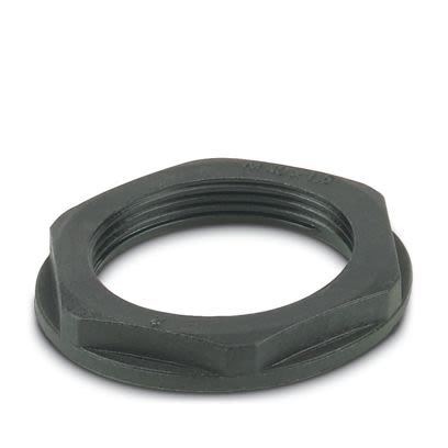 Phoenix Contact Black Polyamide Cable Gland Locknut, M40mm Thread [1411218]; 638-775