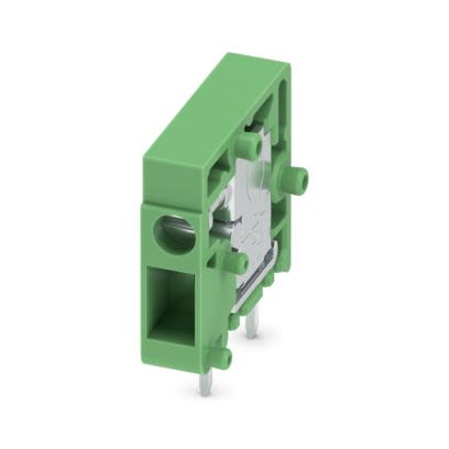 Phoenix Contact PCB Terminal Block, 1-Contact, 5mm Pitch, Wave Soldering, 1-Row, Plug In, Screw Termination [1700040]; 638-791