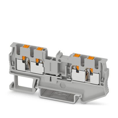 Phoenix Contact 1334603 Grey, 2.5mm², 2-Level, Screw Termination [1334603]; 638-818