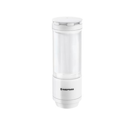 Werma eSIGN Series Flashing Effect Signal Tower for Use with eSIGN Series, 24 V, LED Bulb, DC, IP66, IP69K [657.950.55]; 638-931