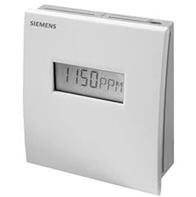 Siemens QPA2080D Air Quality Monitor for CO2, Temperature, +50°C Max [QPA2080D / S55720-S122]; 639-123