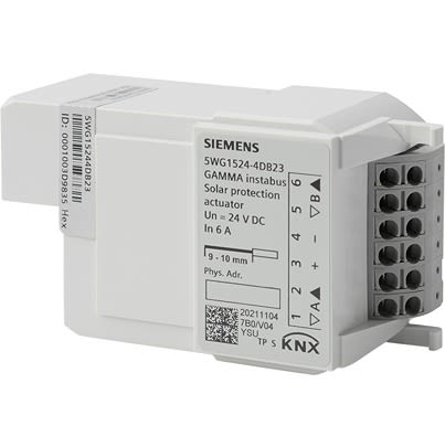 Siemens RL Series, Solar Connector Rated At 6A, 24 V [RL 524D23 / 5WG1524-4DB23]; 639-146