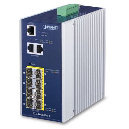 Planet IGS-10080MFT, Managed Switch 6 Port Network Switch [IGS-10080MFT]; 640-463