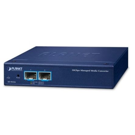 Planet RJ45 Ethernet Media Converter, Copper, 40000Mbit/s, Half/Full Duplex 100km [XT-915A]; 640-473