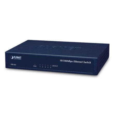 Planet FSD-503, 5 Port Network Switch [FSD-503]; 640-474