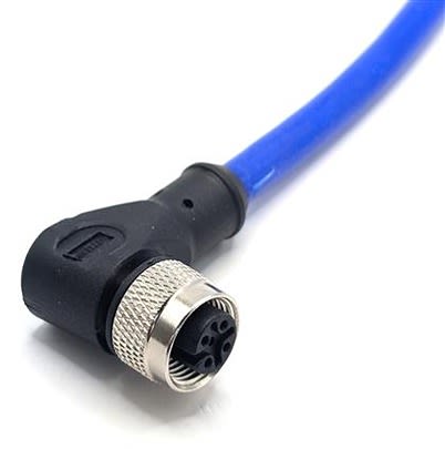 Mueller Electric Right Angle Female 5 way M12 to Free Ends Actuator/Sensor Cable, 5m [C5D82M005]; 641-760