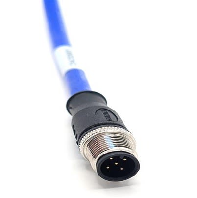 Mueller Electric Straight Male 5 way M12 to Free Ends Actuator/Sensor Cable, 10m [C5A82M010]; 641-761