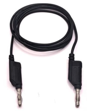 Mueller Electric Black Male Banana Connector, 4 mm Connector, Plug-In Termination, 19A, 60V [BU-2020SR-A-12-0]; 641-793
