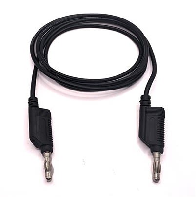 Mueller Electric Black Male Banana Connector, 4 mm Connector, Plug-In Termination, 19A, 60V [BU-2020SR-A-24-0]; 641-795