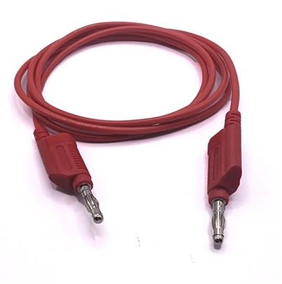 Mueller Electric Red Male Banana Connector, 4 mm Connector, Plug-In Termination, 19A, 60V [BU-2020SR-A-48-2]; 641-804