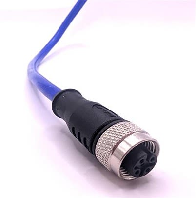 Mueller Electric Straight Female 4 way M12 to Free Ends Actuator/Sensor Cable, 10m [C4C81M010]; 641-820