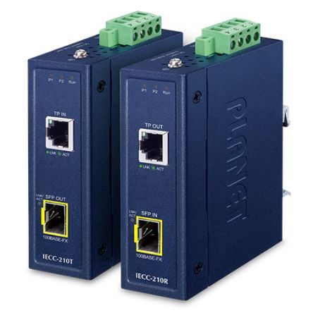 Planet Ethernet Ethernet Media Converter 100m [IECC-210-KIT]; 641-830