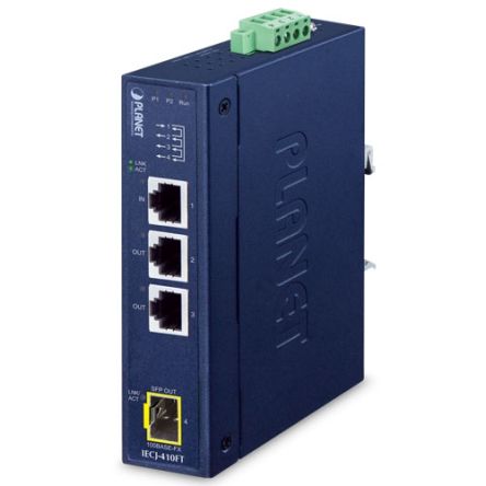 Planet RJ45 Ethernet Media Converter 100m [IECJ-410FT]; 641-835