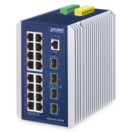 Planet IGS-6325-16T4X, Managed Switch 16 Port Network Switch RJ-45 [IGS-6325-16T4X]; 641-840