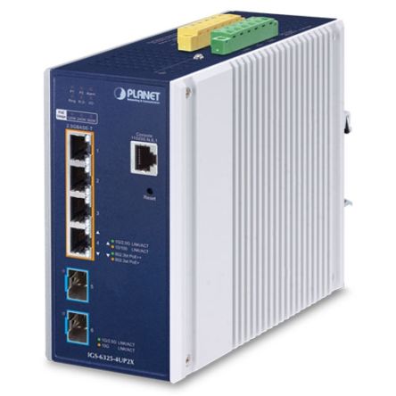Planet IGS-6325-4UP2X, Managed Switch 4 Port Network Switch With PoE RJ-45 [IGS-6325-4UP2X]; 641-843