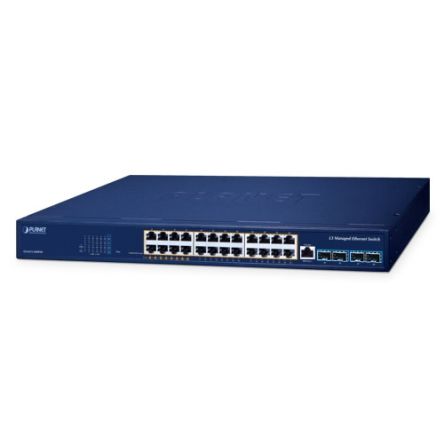 Planet GS-6311-24HP4X, Managed Switch 8 Port Network Switch With PoE RJ-45 [GS-6311-24HP4X]; 641-854