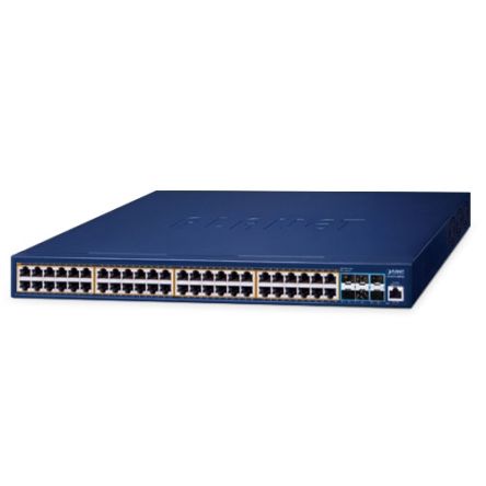 Planet GS-6311-48P6X, Managed Switch 48 Port Network Switch With PoE RJ-45 [GS-6311-48P6X]; 641-856