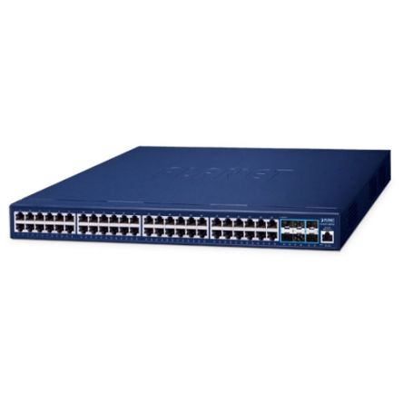 Planet RJ45 Ethernet Media Converter, Copper, 10/100/1000Mbit/s [GS-6311-48T6X]; 641-857