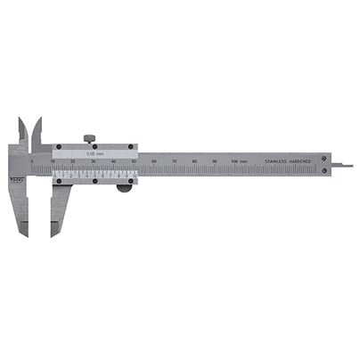 Vogel 100mm Vernier Caliper 0.05 Resolution, Metric [201010]; 642-032