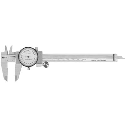 Vogel 150mm Dial Caliper Caliper 0.02 mm Resolution, Metric [201102]; 642-034