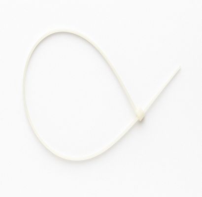 RS PRO Cable Ties, 140mm x 3.5 mm, White Nylon, Pk-100 [0]; 642-845