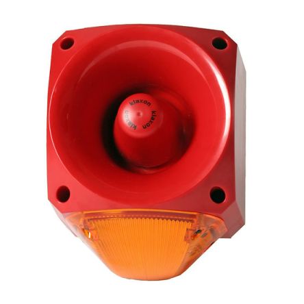 Klaxon PNC Series Amber Continuous lighting Beacon, 10 → 60 V, Fixed, LED Bulb, IP66 [PNC-0207]; 642-871