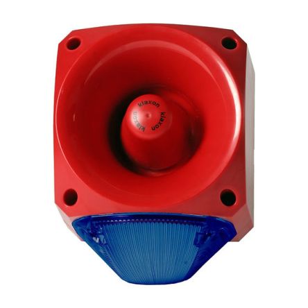 Klaxon PNC Series Blue Continuous lighting Beacon, 110 → 230 V, Fixed, LED Bulb, IP66 [PNC-0219]; 642-885
