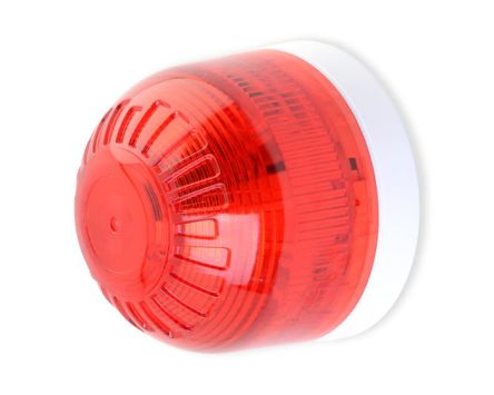 Klaxon PSB Series Red Beacon, 10 → 60 V, IP21, Base Mount [PSB-0231]; 642-893