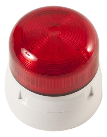 Klaxon QBS Series Red Beacon, 10 → 30 V, IP65, Standard [QBS-0300]; 642-895