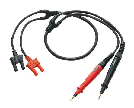 RS PRO Test Leads, 80V, Black, Red, 1100mm Lead Length [0]; 642-976